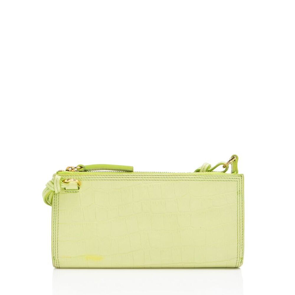 Jacquemus Croc Embossed Leather Le Pichoto Wallet on Strap - Picture 3 of 10